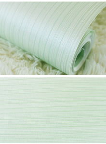 清新綠意，素雅生活——細條紋無紡布墻紙，為家居空間注入自然活力